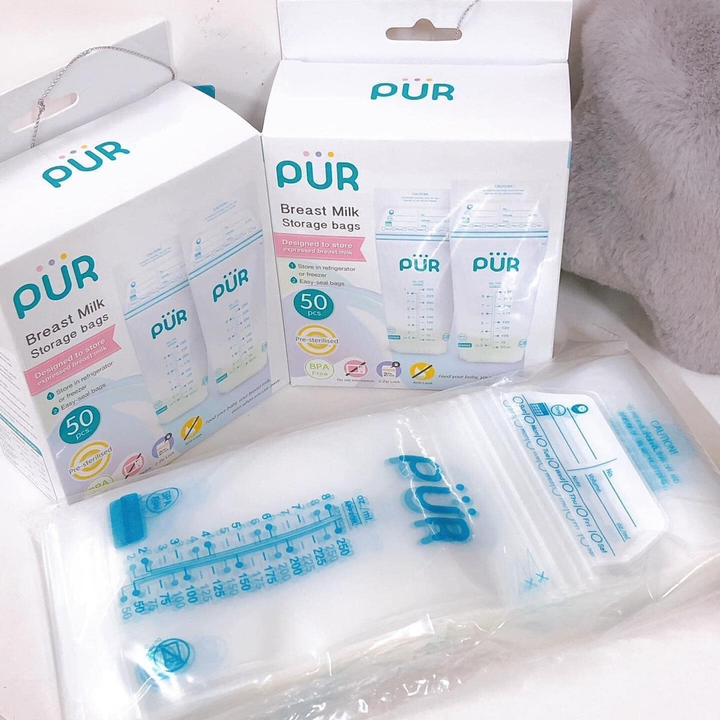Túi trữ sữa Pur PUR6204 (Hộp 50 túi)