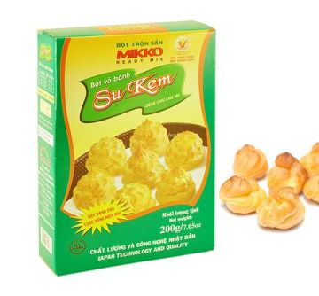 Bột Bánh Su Kem Mikko  200g,1Kg (Nhân và Vỏ) (Date mới, HSD 6 đến 12 tháng)