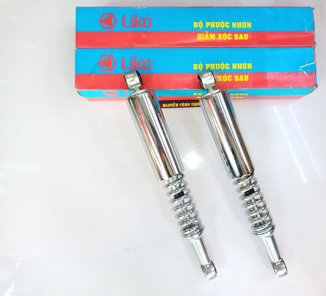 Cặp phuộc sau xe wave 110 thái liko màu bạc