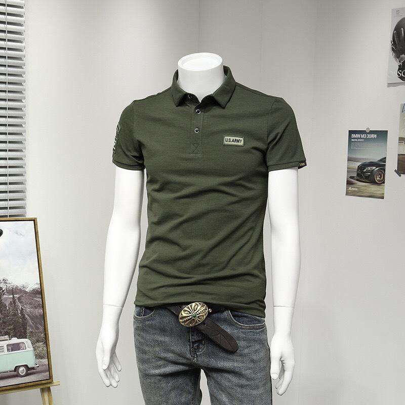 [HCM][SIÊU ĐẸP] Áo thun nam chất cotton cổ bẻ phong cách trẻ trung thời trang Binstore94 D130