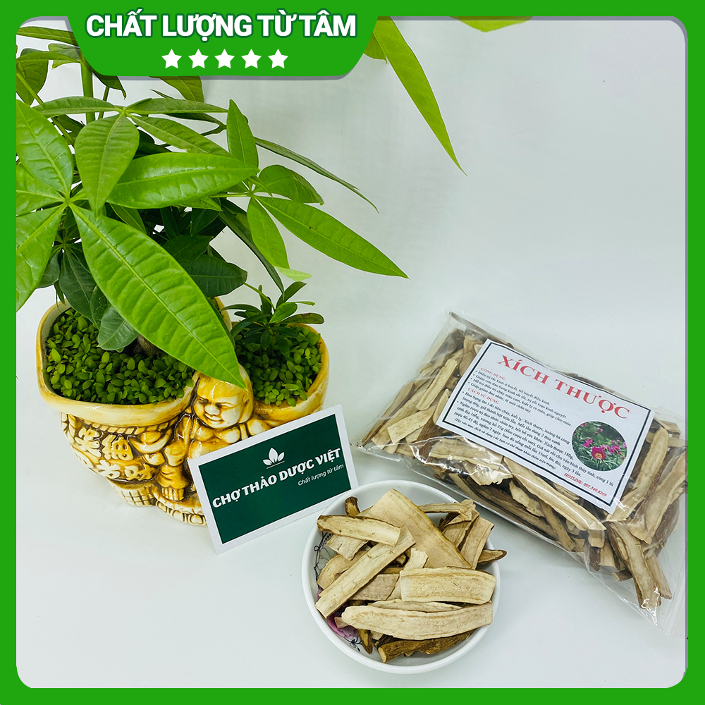 Xích thược khô 100g, thái lát mỏng, sạch, hỗ trợ điều hòa kinh nguyêt, bổ máu