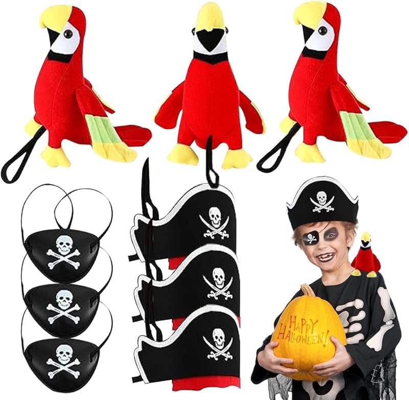 Bộ phụ kiện trang phục cướp biển Halloween LZD FlyJazz