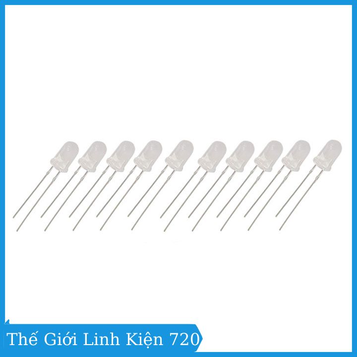 Gói 10 con led đục ø3 nhiều màu