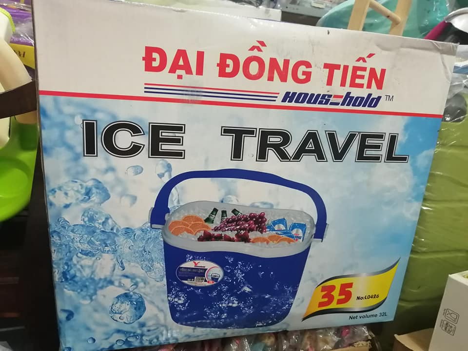 THÙNG ĐÁ  ĐẠI ĐỒNG TIẾN 35l CARYN SIÊU ĐẸP