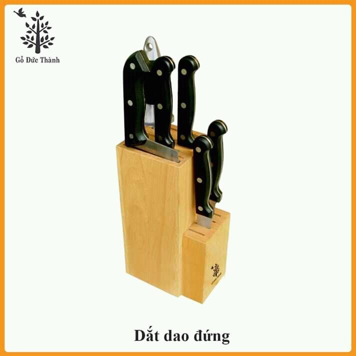 DẮT DAO GỖ  - wooden knife holder