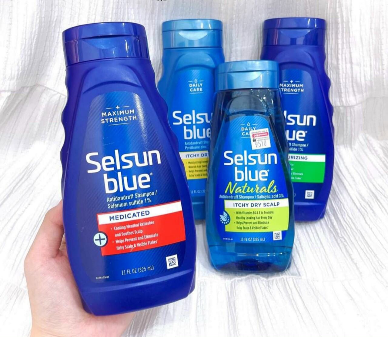Dầu gội đầu giảm gàu nấm Selsun Blue Antidandruff Shampoo 325ml - Dầu gội trị gàu selsun - MixASale