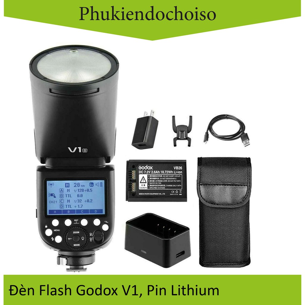 Đèn flash godox v1, v860iii, tt685ii, tt350