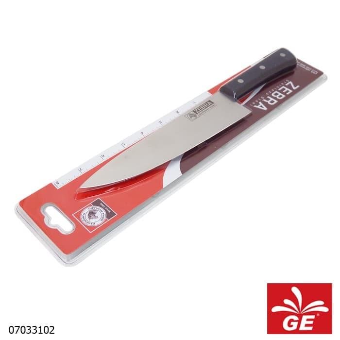 Dao Inox 304 Zebra Chef 8  Cao Cấp 100224 32cm