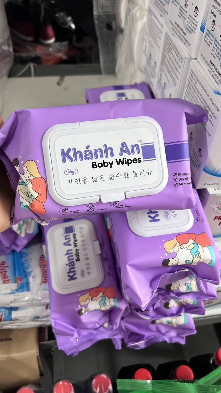 Khăn Ướt Cao Cấp Khánh An 180gr