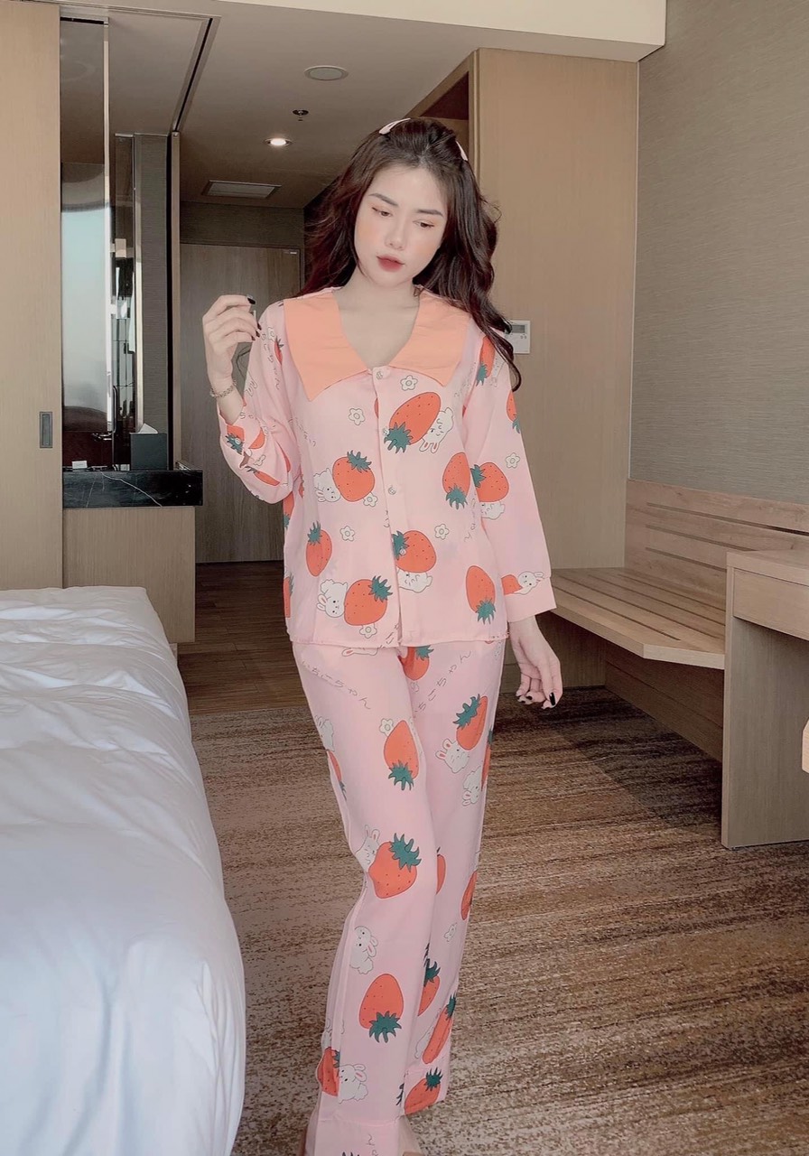 Bộ dài tay lụa Mango