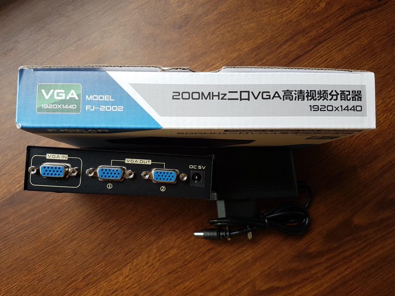 Bộ chia tín hiệu VGA 1 ra 2 màn hình