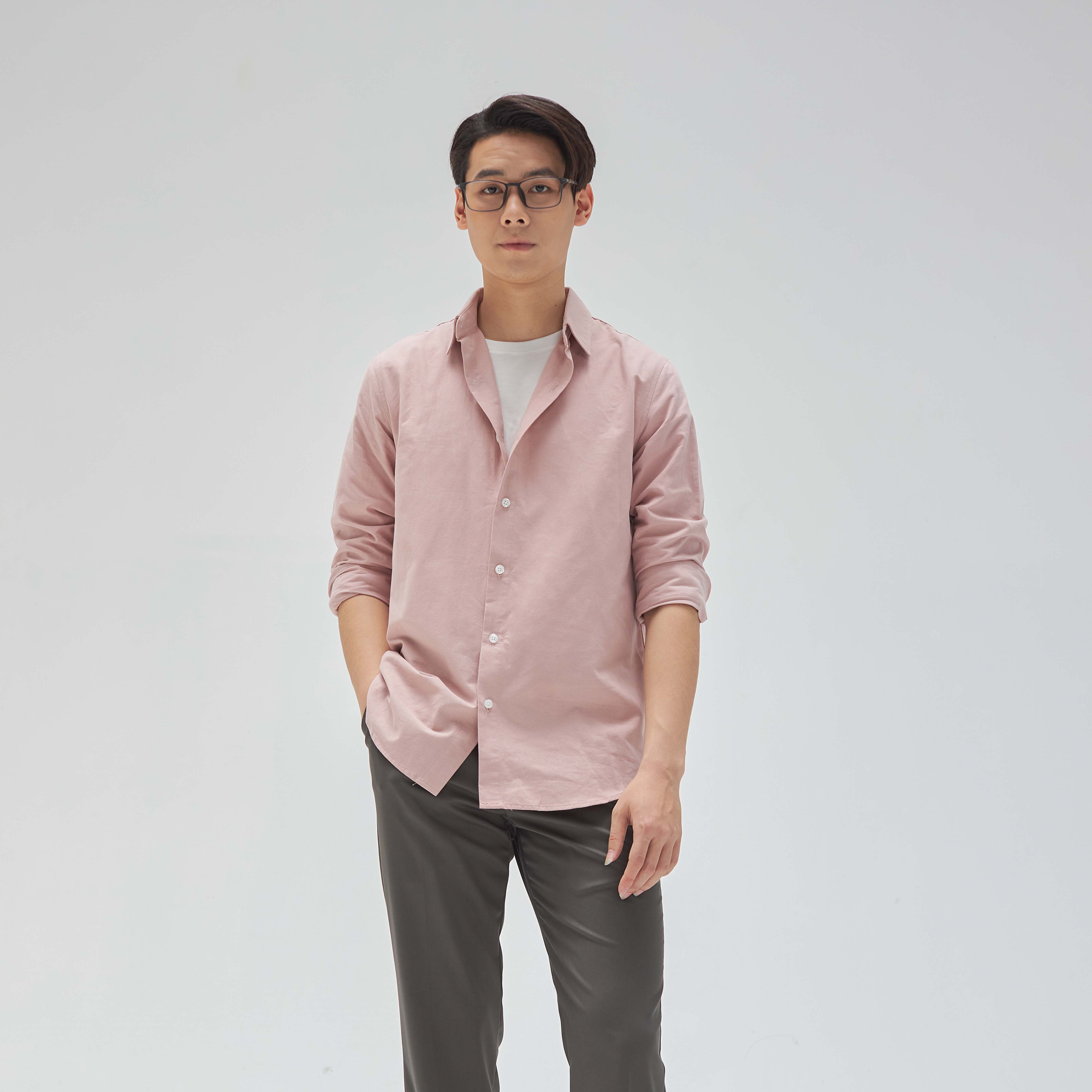 Áo sơ mi đũi LOOK BEVIS SHIRT