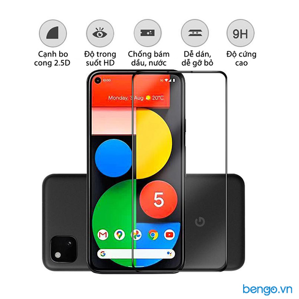 [HCM]Dán cường lực Google Pixel 5/Pixel 5A GOR (Hộp 2 miếng)