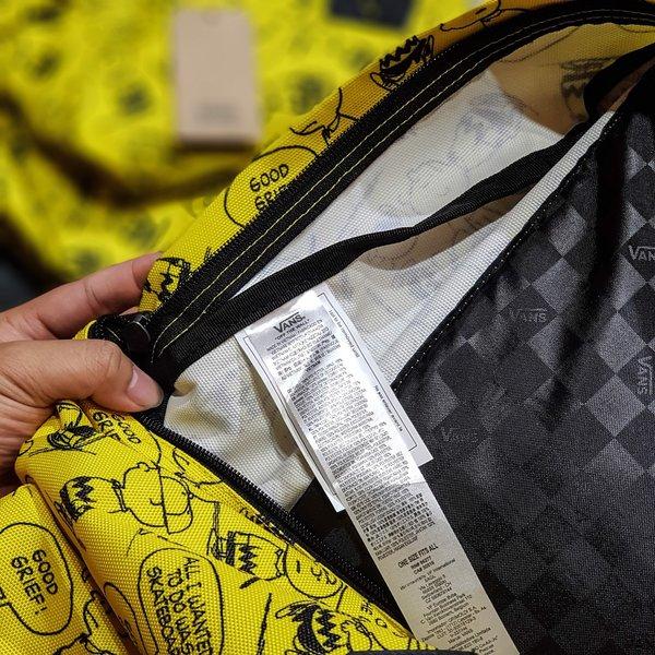 Balo Van S Peanuts Snoopy Old Skool Backpack - Yellow [Chính Hãng]