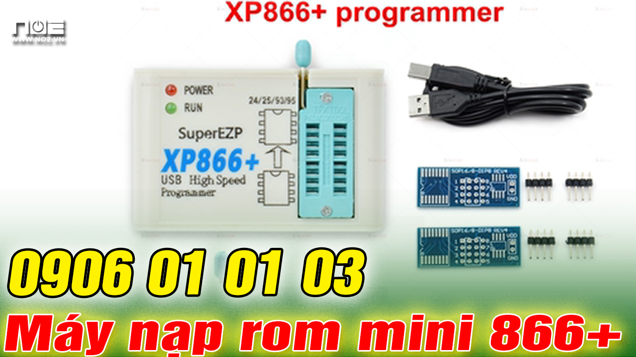 Máy nạp rom mini XP866+, hỗ trợ nhiều ICt, tốc độ tốt - MÁY KHÔNG