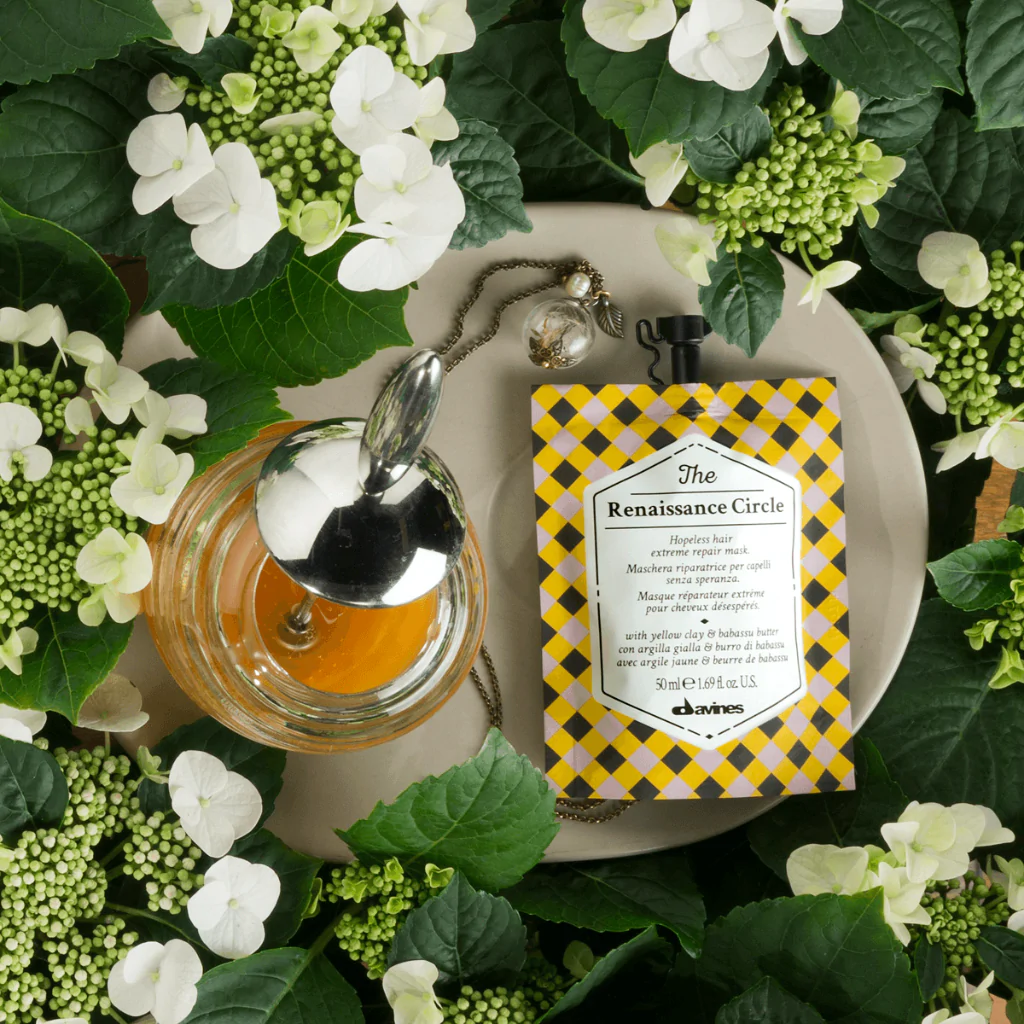Mặt nạ ủ tóc Davines The Renaissance Circle 50ml | Phục hồi tóc hư tổn