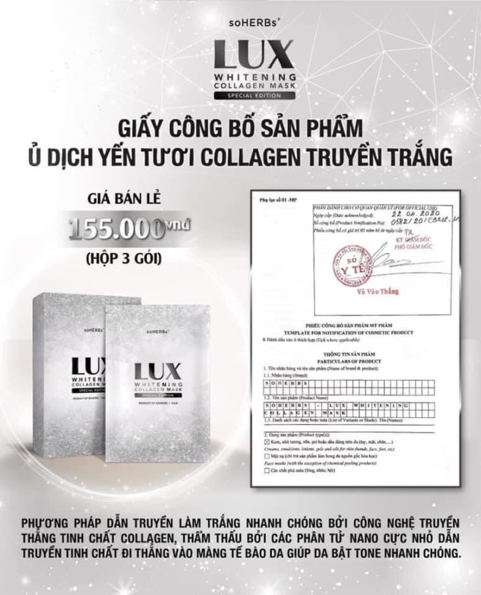 Kem Body LUX Tinh Chất Yến Tươi COLLAGEN