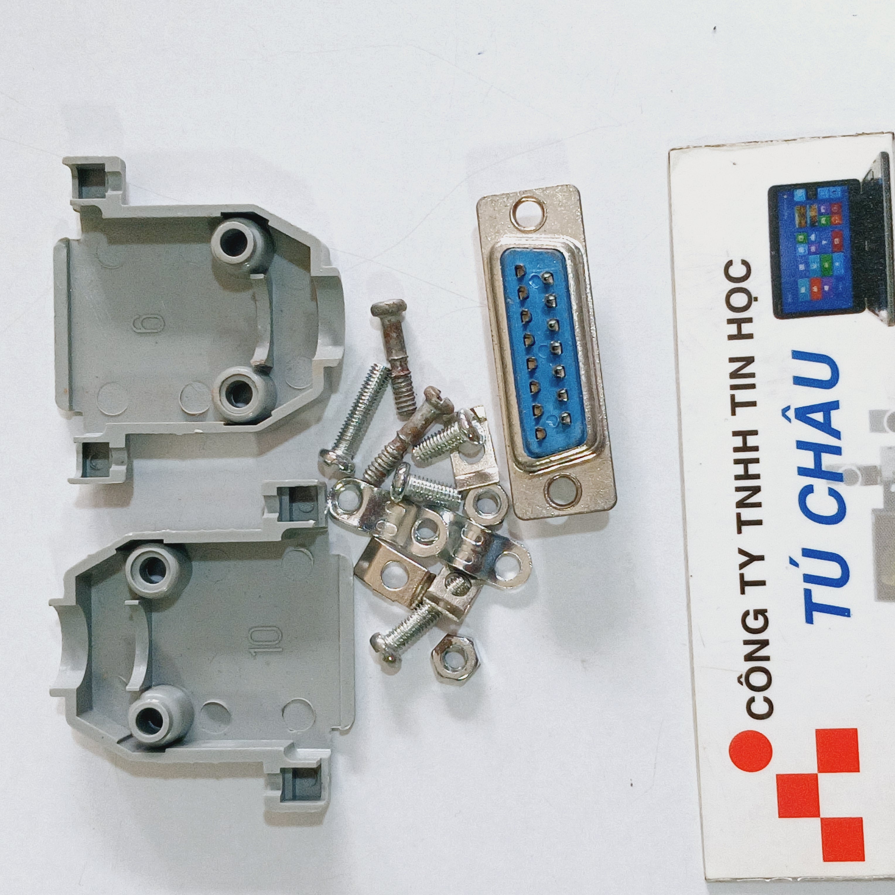 Com 15 Soldering Tip (Db15): Female Com 15 Tip (Db15F - 15m) / Male Com 15 Tip (Db15M - 15m) (Including Plastic Cover)