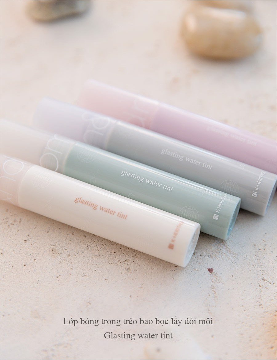 [MÀU 10-13] Son Tint Siêu Lì, Căng Mọng Đôi Môi Romand Glasting Water Tint 4g [HANBOK PROJECT]