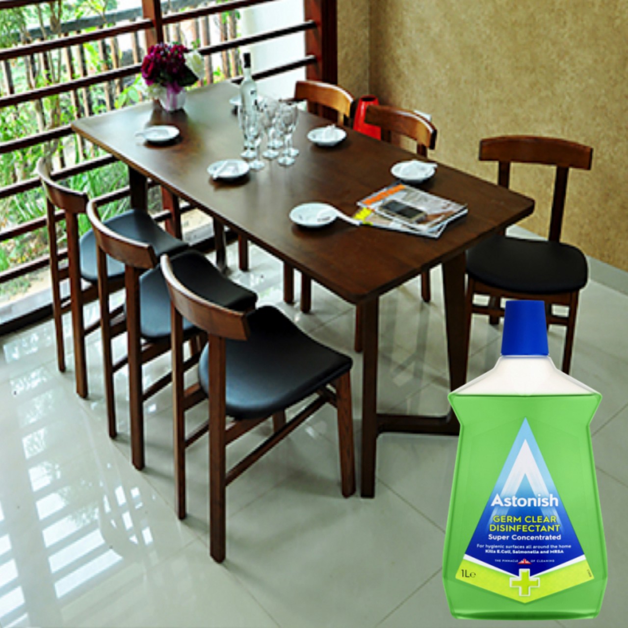 [HCM]DUNG DỊCH SÁT KHUẨN VỆ SINH TỦ LẠNH ASTONISH C9228 - 1 LÍT