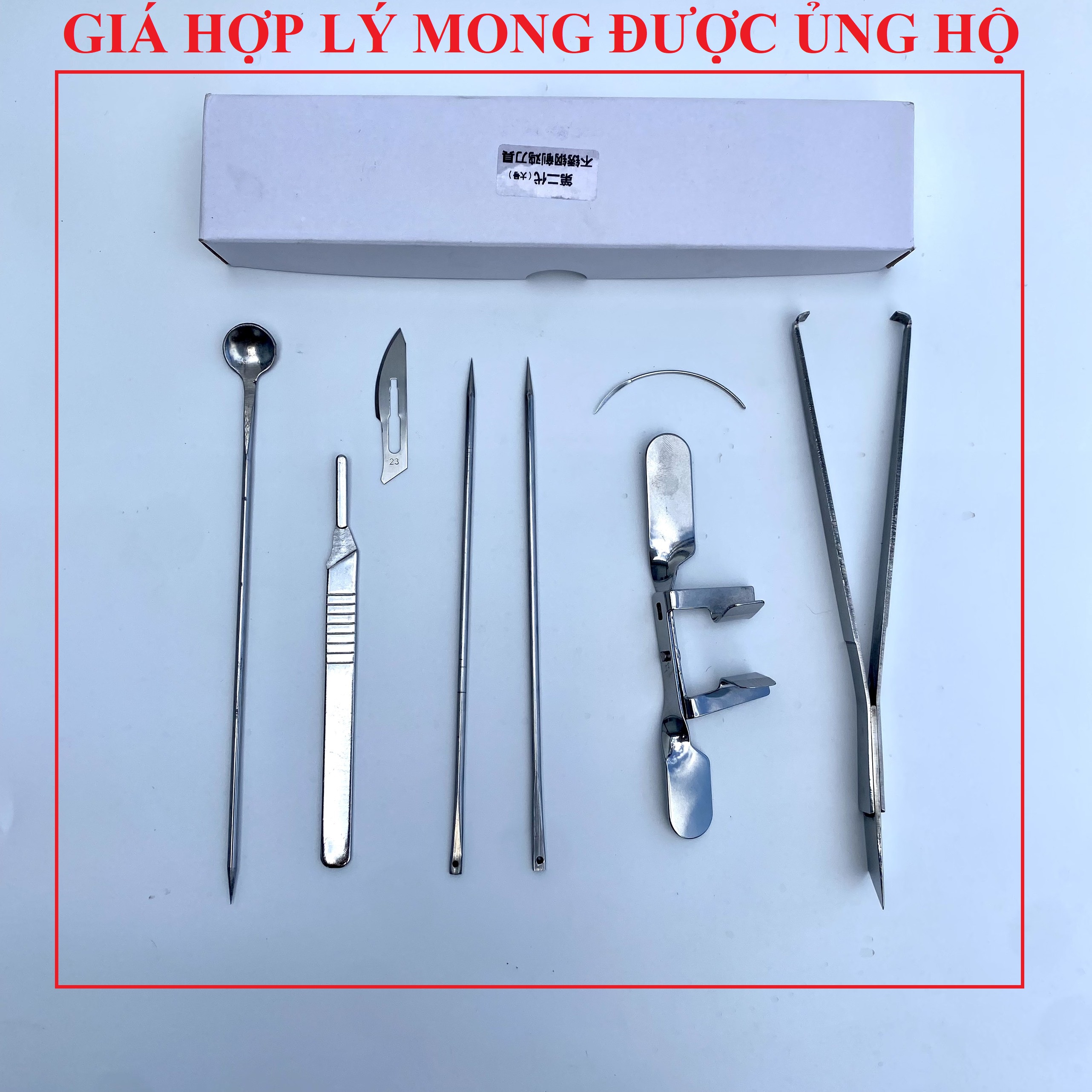 BỘ DỤNG CỤ THIẾN GÀ 8 MÓN ĐẦY ĐỦ NHẤT
