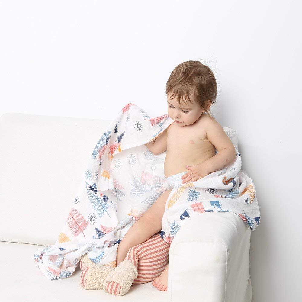 Khăn cuốn  sợi tre organic cotton muslin cao cấp