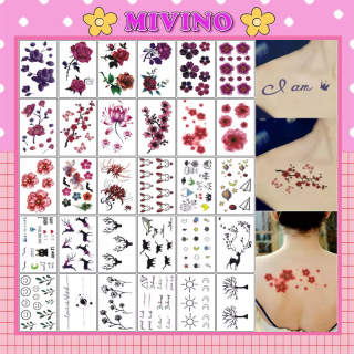 Sét 30 Tờ Hình Xăm Dán Mini Tattoo Chống Thấm Nước Nghệ Thuật Cá Tính Hàn Quốc HX1 thumbnail