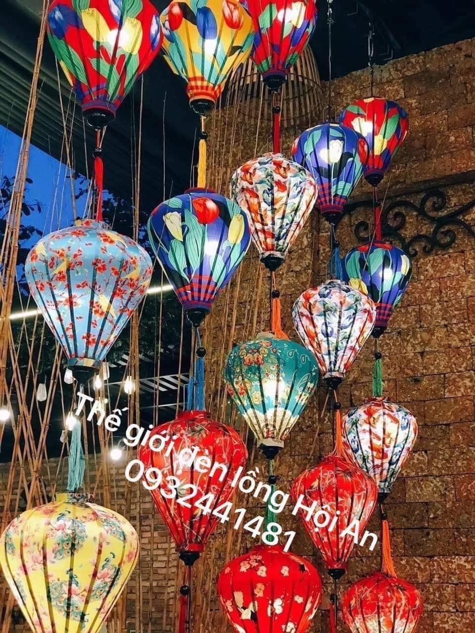 Combo 10 đèn hoa văn tỏi 30cm