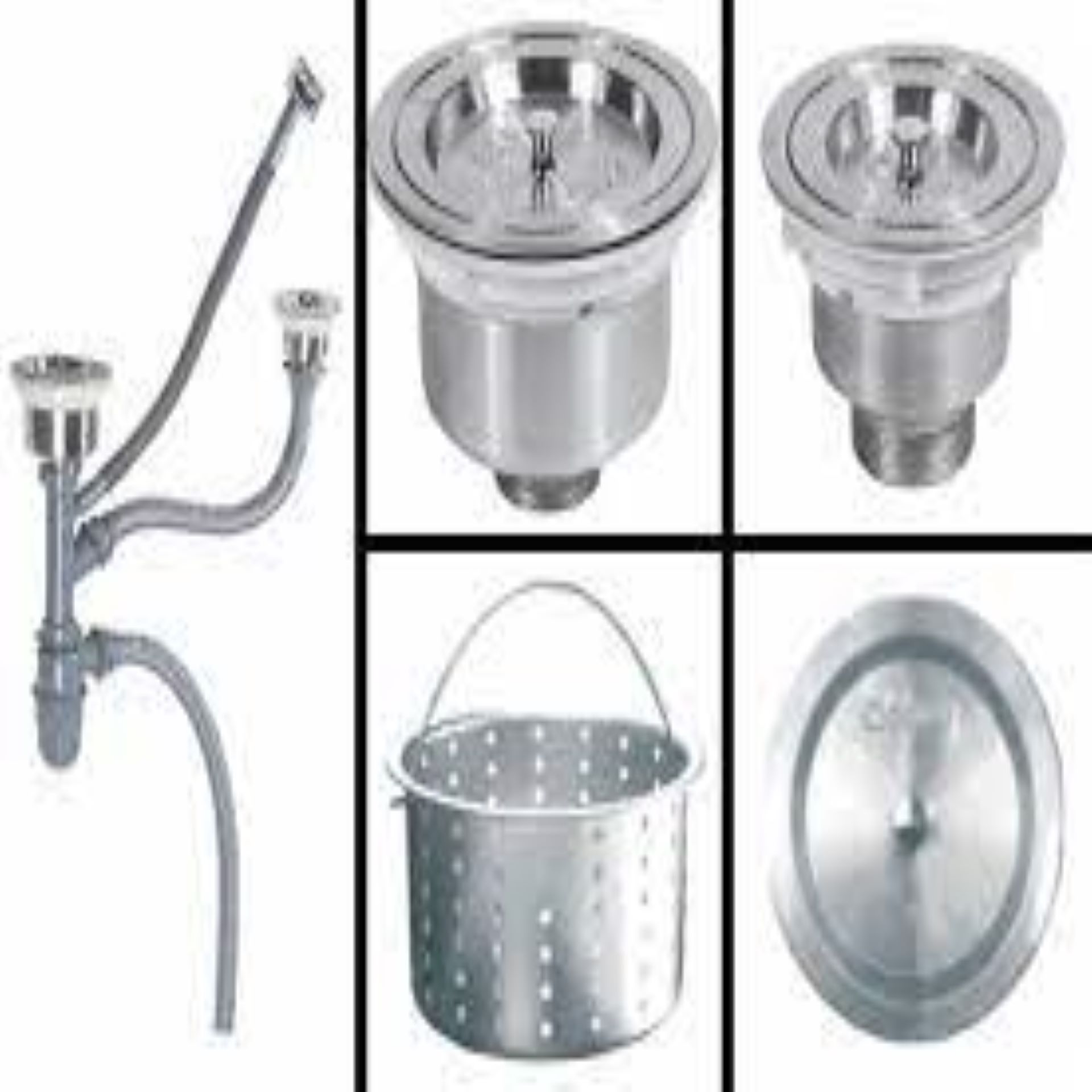Xi Phông Xả Thoát Nước Chậu Rửa Chén Inox 110mm
