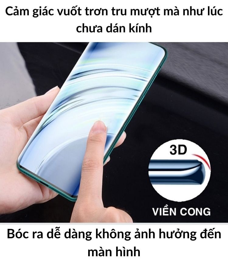 Kính cường lực Samsung Note 20 / Note 20 Ultra/ Note 10 / Note 10 PLus / Note 9/ Note 8 - Màn hình cong full Keo UV- Mua về dán tại nhà đơn giản - Phụ kiện ATI