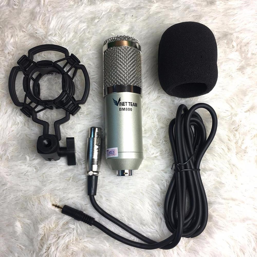 VINETTEAM BM-800 Micro Thu Âm Hát Karaoke LiveStream