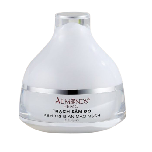 Kem  giãn mao mạch thạch sâm đỏ- HEMO ALMONDS 30g