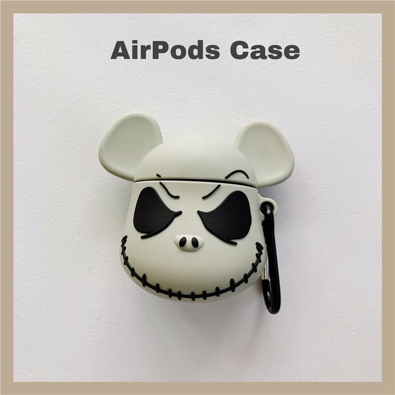 Case Airpod - Ốp Airpods 1 2 Bearbrick Jack Skellington - PK494