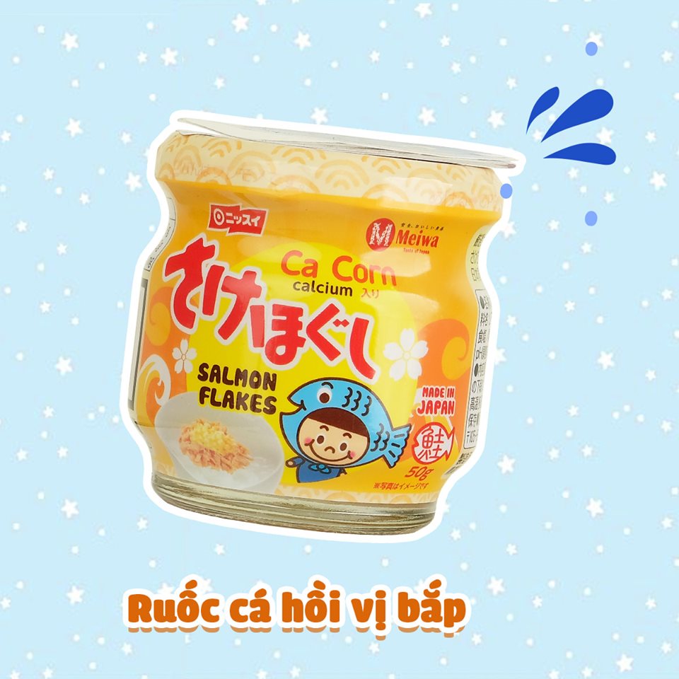 Ruốc cá hồi Meiwa 50gr cho bé