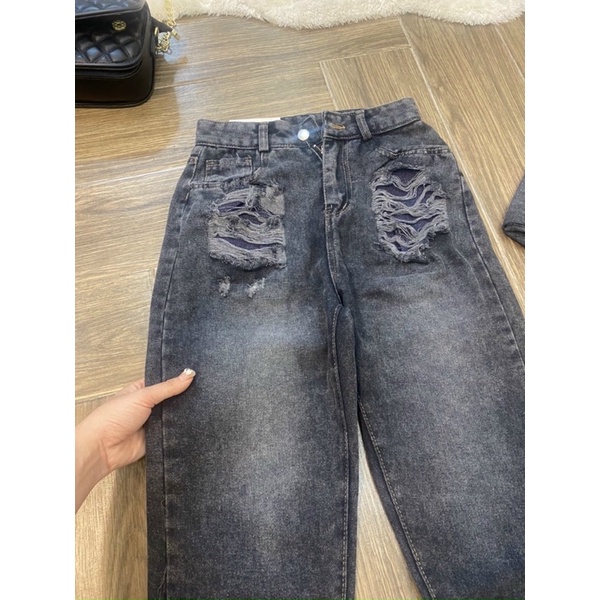 Quần Baggy Rách 2 Túi siêu hót