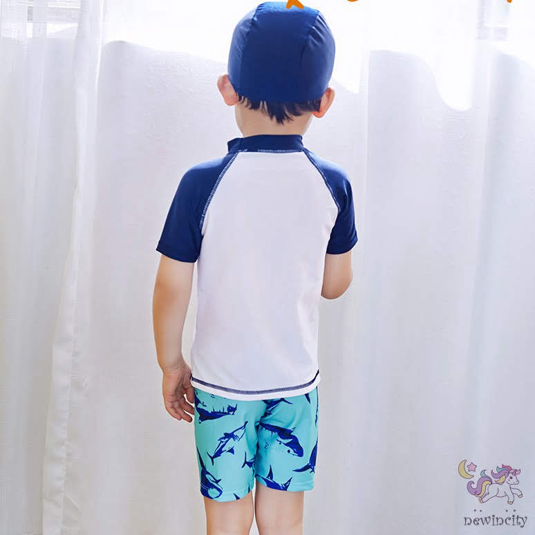 SET ĐỒ BƠI BÉ TRAI [CÁ MẬP] [YUKE]