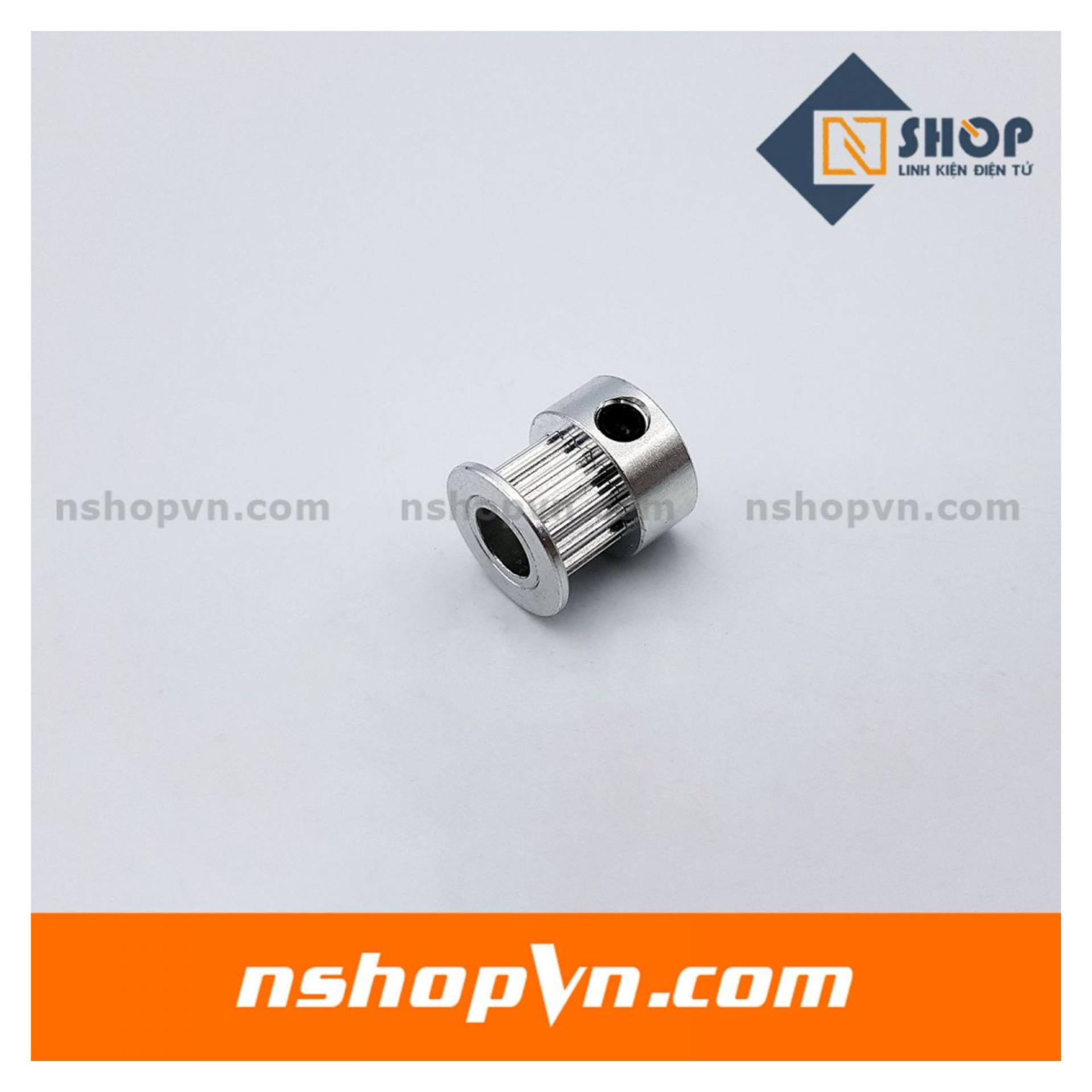 Puly GT2 16 răng trục 6mm