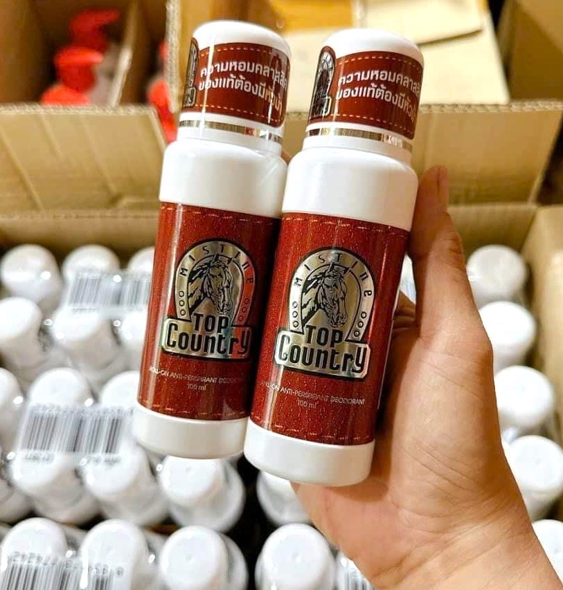 Lăn khử mùi ngựa top country hương nước hoa 100ml thái lan