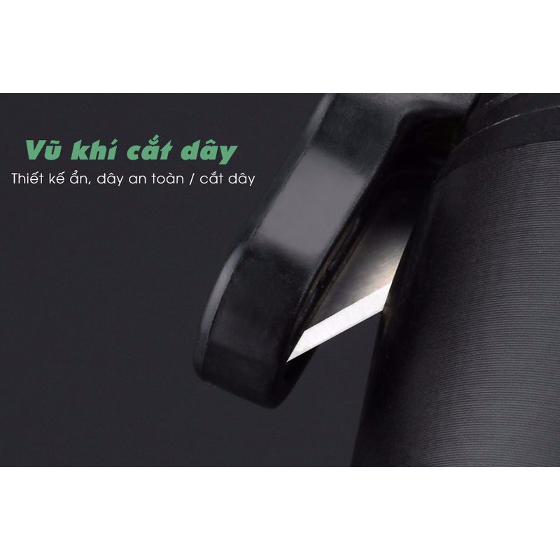 [HCM]Đèn pin 11 chức năng Solar Power Flashlight