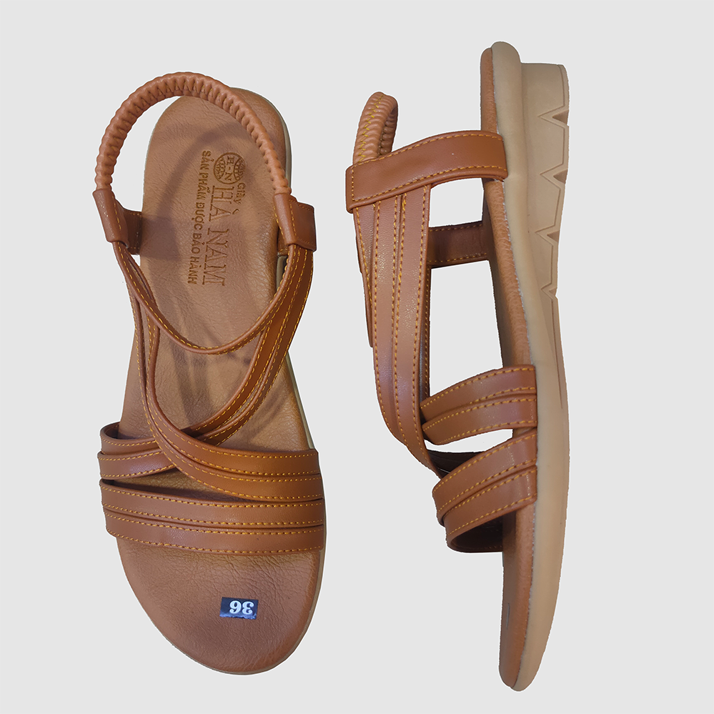 [HCM]Giày Sandal Nữ Da Bò Thật TiTi ĐÔ Cao Cấp DNU2111