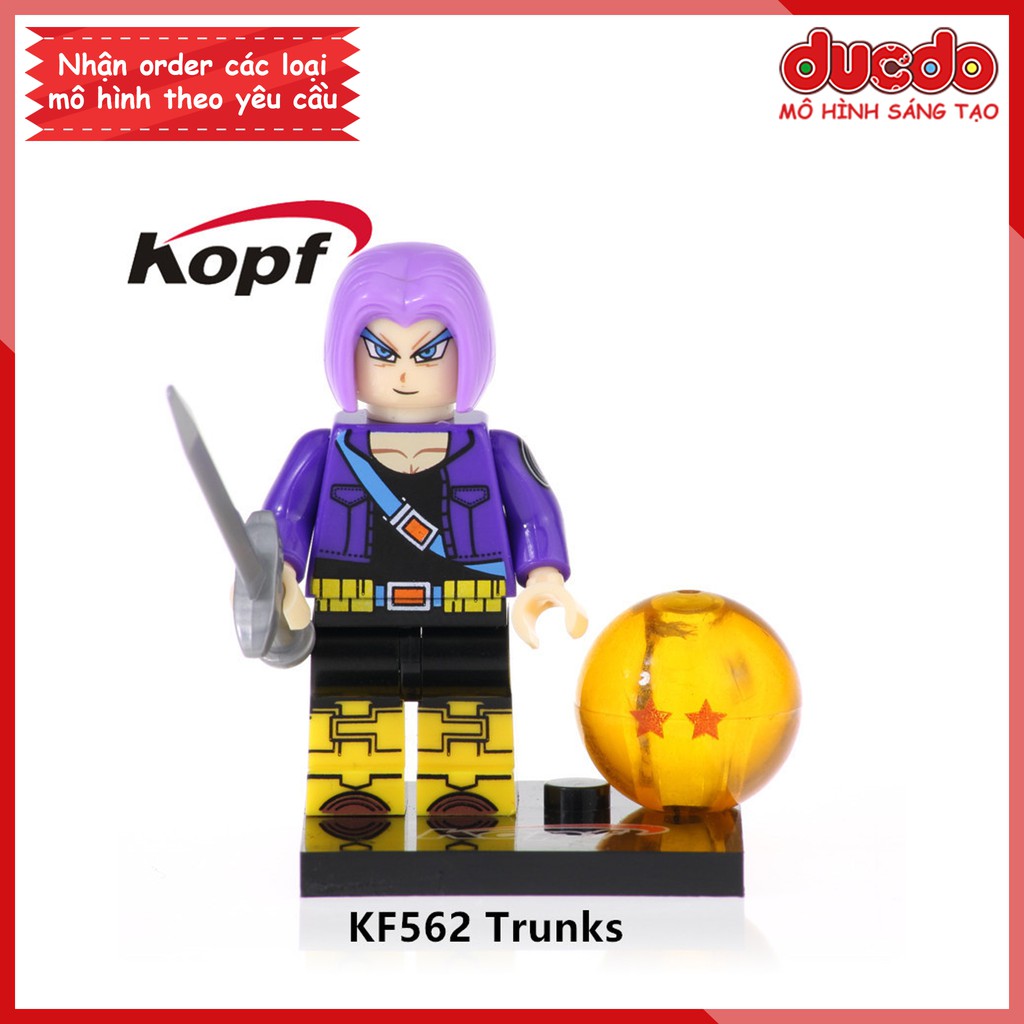 Minifigures các nhân vật 7 viên ngọc rồng mới - Đồ chơi Lắp ghép Mini Dragon Ball Goku KF6045 Mô hình