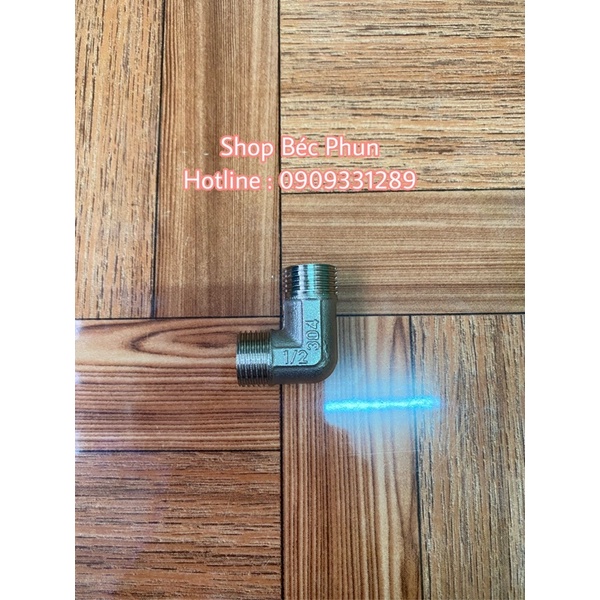 Co điếu , co nối inox phi 21
