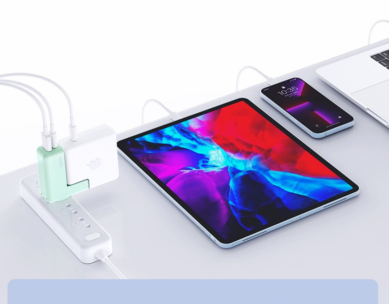 Củ sạc nhanh Idmix P30 Pro - [1 Type C + 1 Type A] PD/QC... [Kết hợp với củ AP] - [BH 12T]