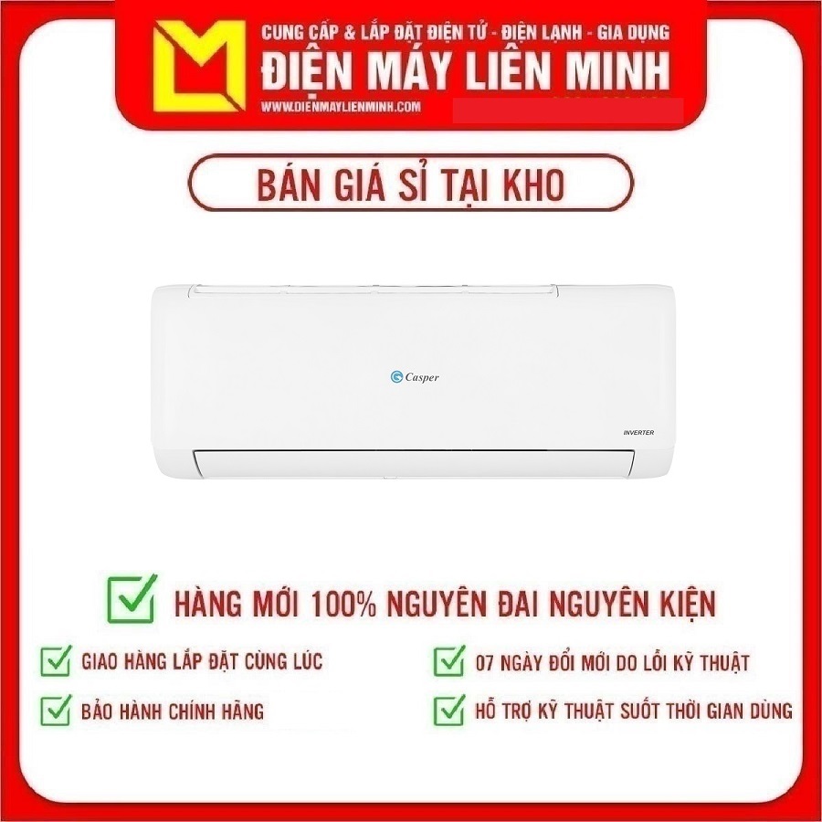 Máy lạnh casper inverter 1.5 hp tc-12is36 - - chế độ turbo làm lạnh nhanh sảng khoái tức thì 12000 btu 1 chiều - giao hàng toàn quốc - freeship hcm