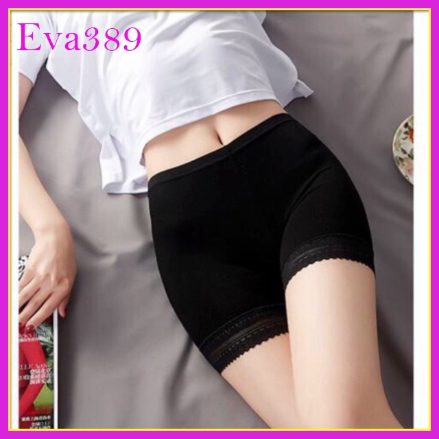 Quần mặc váy cotton pha ren xinh yêu