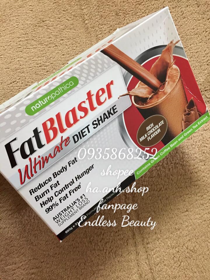 SỮA UỐNG GIẢM CÂN FATBLASTER Ultimate 21 gói x 33g