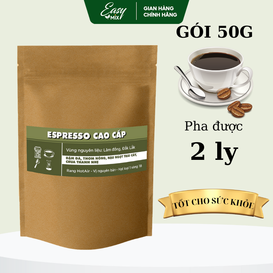 Mẫu Thử Cà Phê Rang Xay Nguyên Chất Cafe Pha Phin 50gr