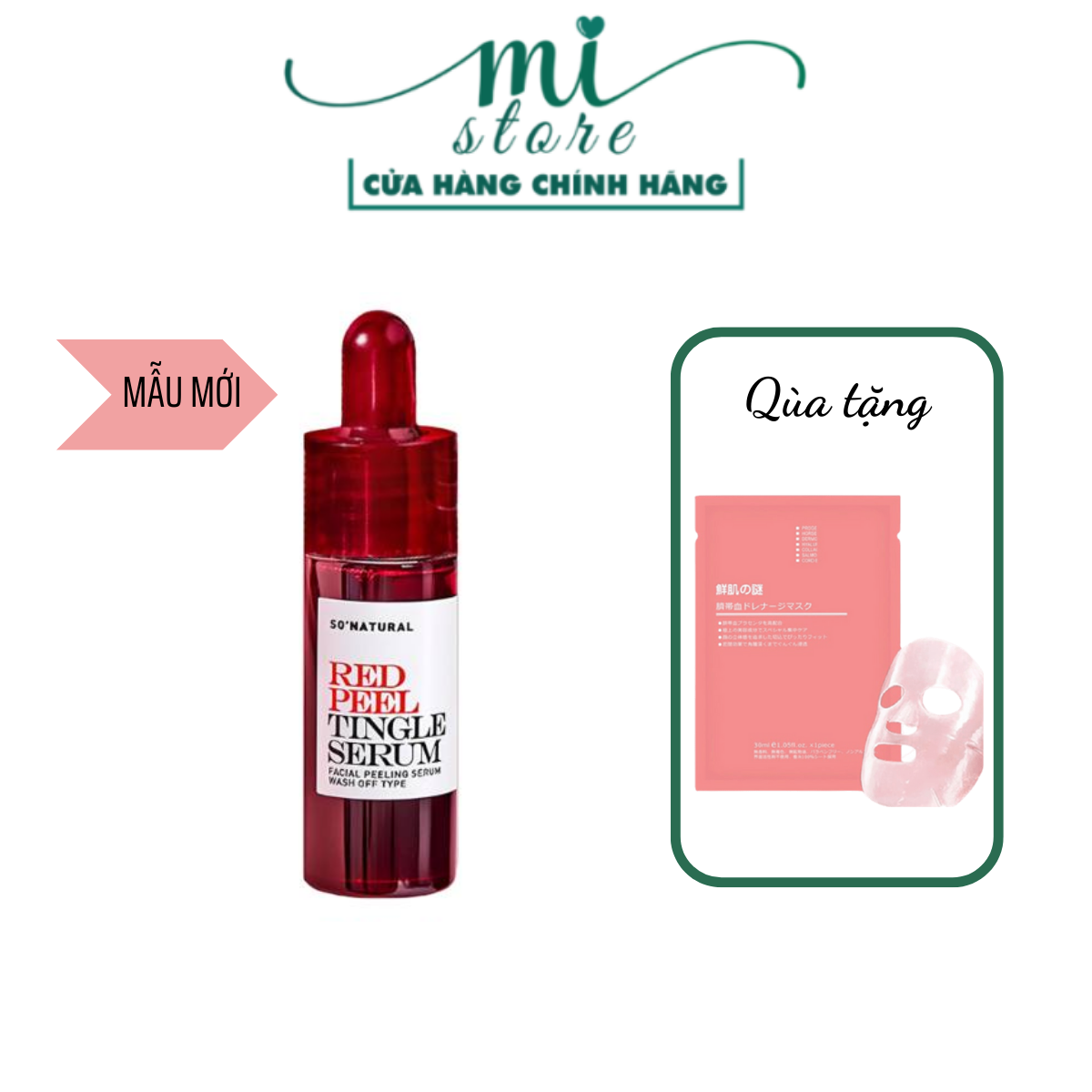 Peel da công nghệ sinh học Red Peel Tingle Serum 11ml - Mi Store