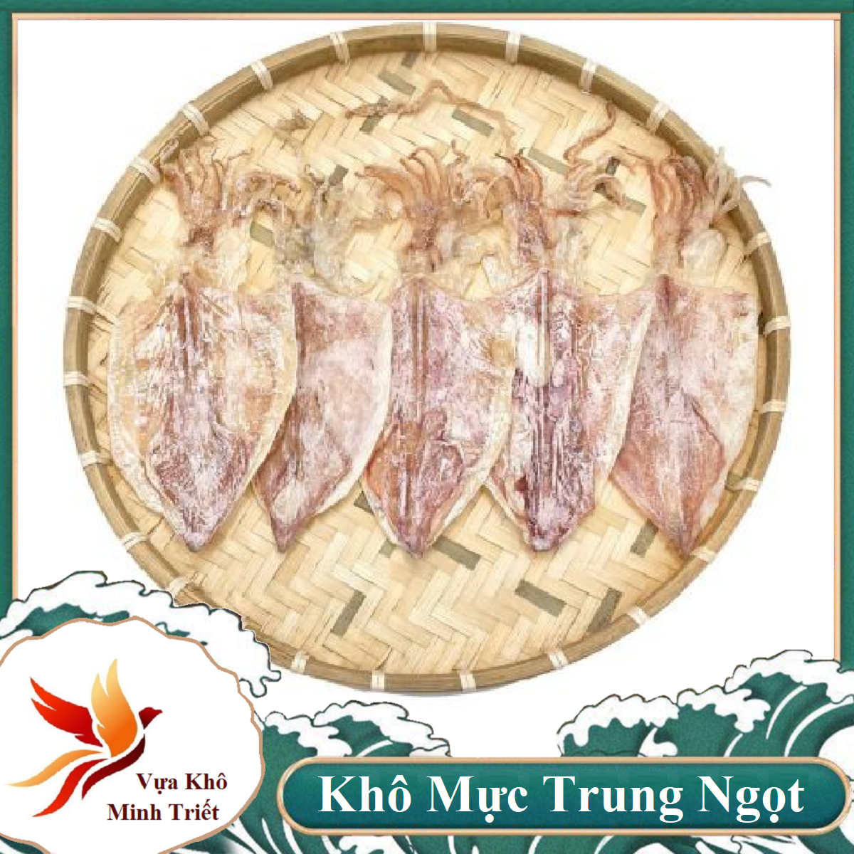 500g khô mực trung ngon ngọt bán tết- Vựa Khô Minh Triết