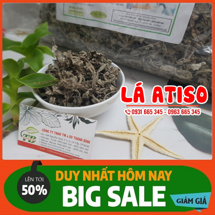 Lá Atiso Đà Lạt Khô 100g Hàng Loại 1 - Dược Liệu Thanh Bình